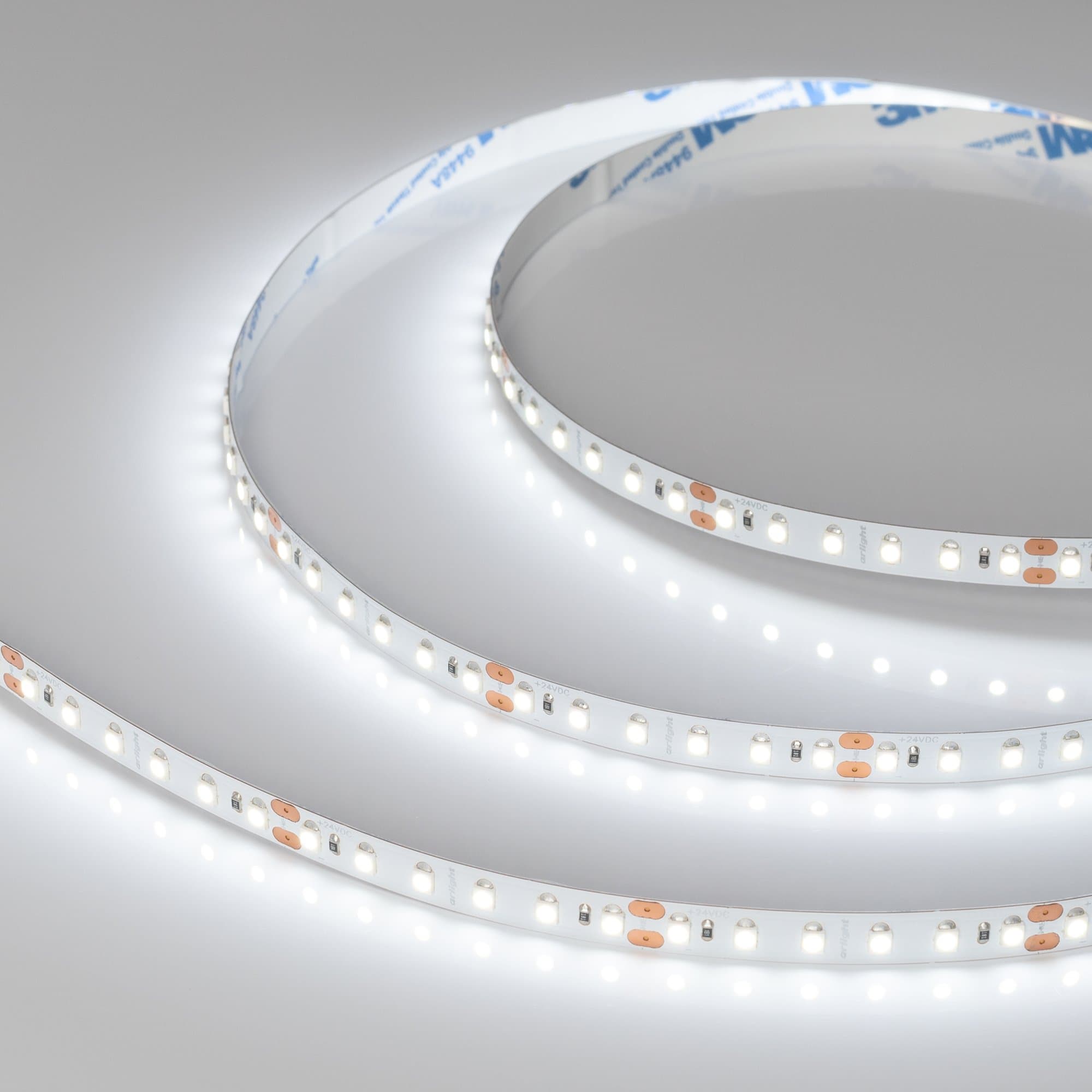 Arlight Светодиодная лента NT-A120-8mm 24V White6000 (9.6 W/m, IP20, 3528, 5m) (Открытый) 033525 — миниатюра 2