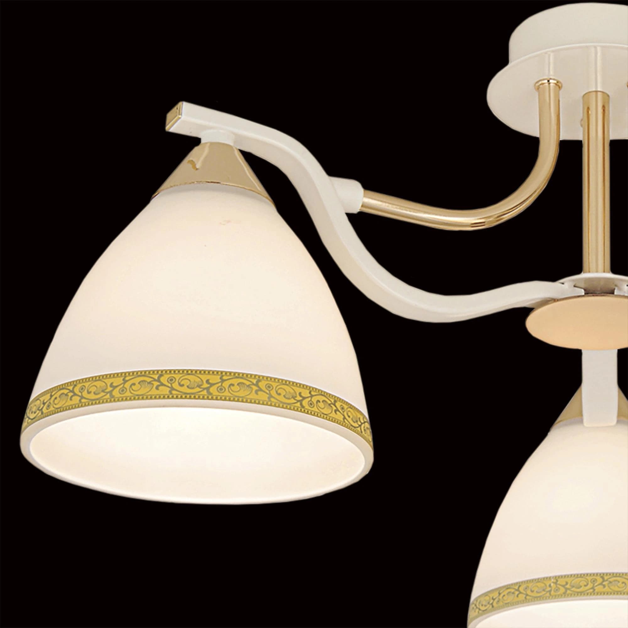 Citilux CL144132 Симона Бел.+Золото Свет-к Люстра — миниатюра 3