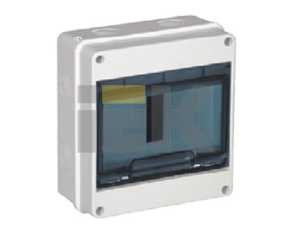 IEK KREPTA 5 Корпус пластиковый КМПн-5 IP55 белый откр.монтаж — миниатюра 2