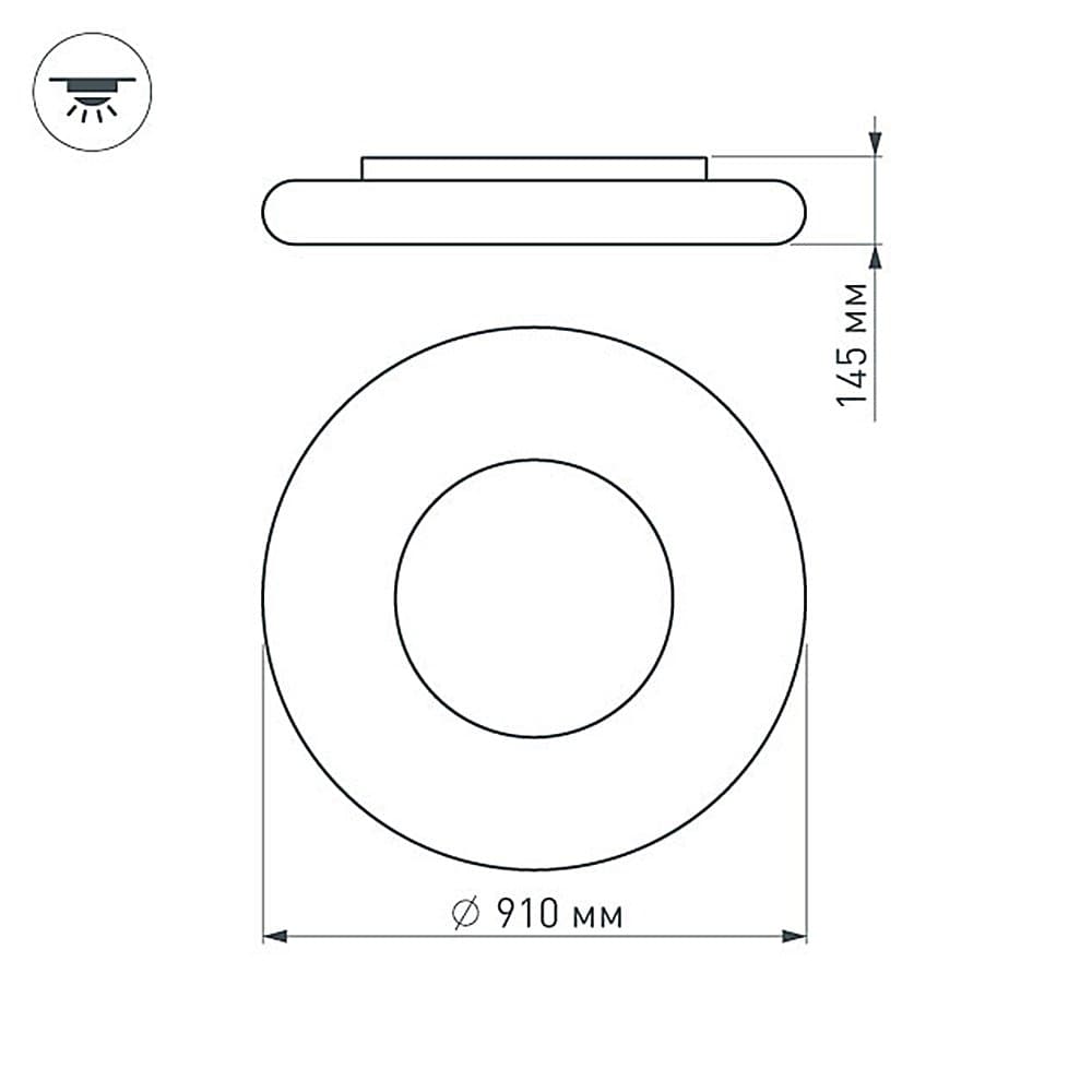 Arlight Светильник ALT-TOR-BB910SW-120W Day White (IP20 Пластик, 3 года) 022750 — миниатюра 3