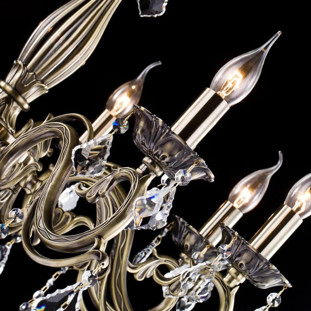 Maytoni Royal Classic Bronze Бронза Антик Люстра 8xE14 60W RC245-PL-08-R — миниатюра 8