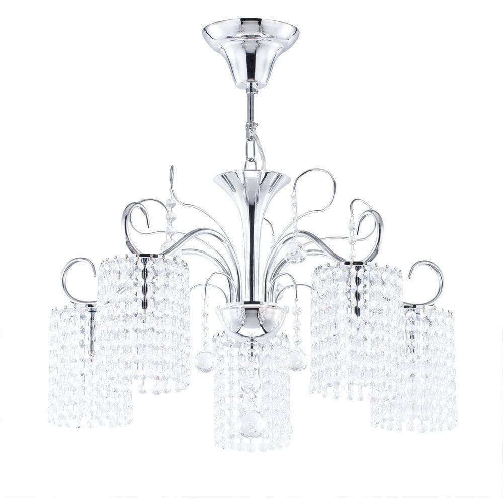 Freya Crystal Leona Хром Люстра E14 40W FR1127-PL-05-CH