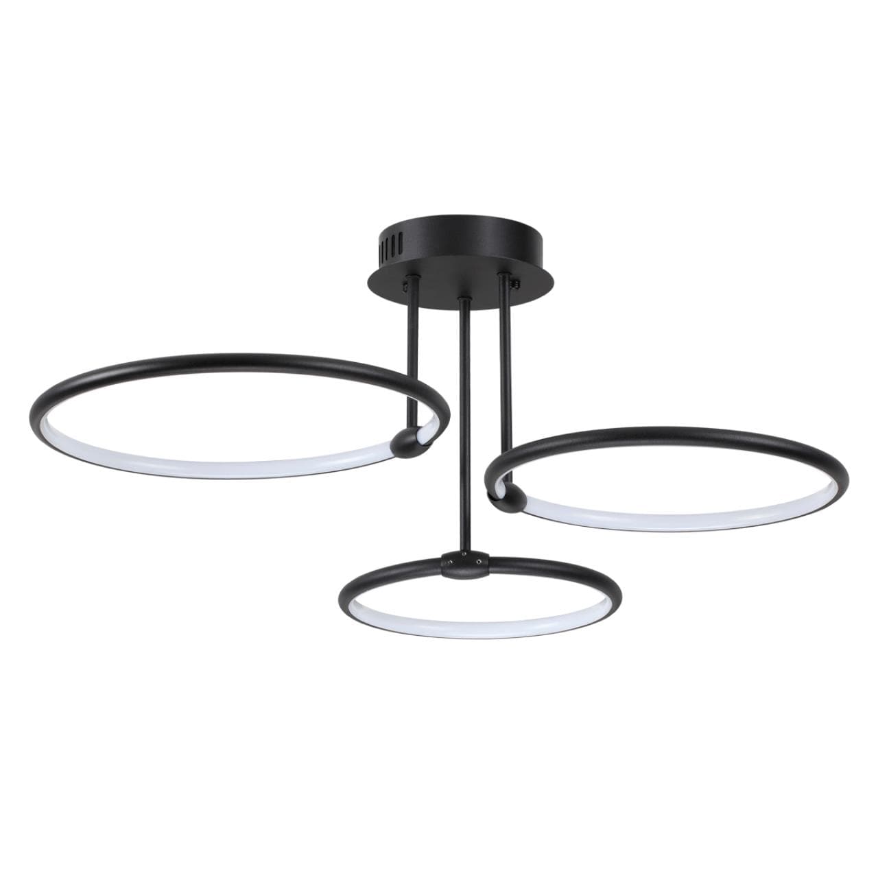 Lumion 6506/66CL LEDIO LN23 черный Люстра потолочная LED 66W 4188Лм 3000-6000K с пультом ДУ 220V URSULA