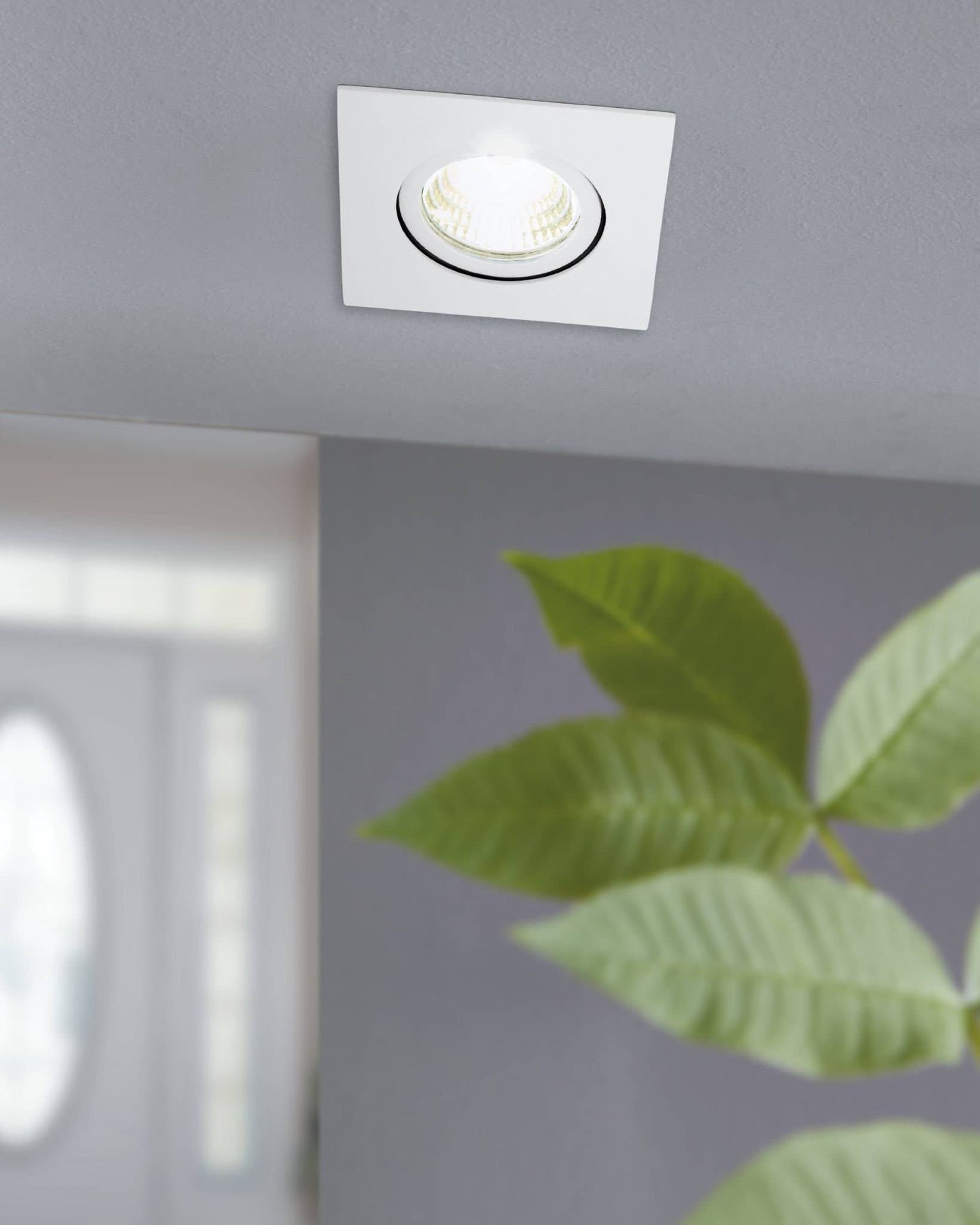 Eglo 98306 Cветодиодный встраиваемый светильник SALICETO диммир c регулировкой, 6W(LED), 88х88, 450lm, 4000K, алюминий — миниатюра 2