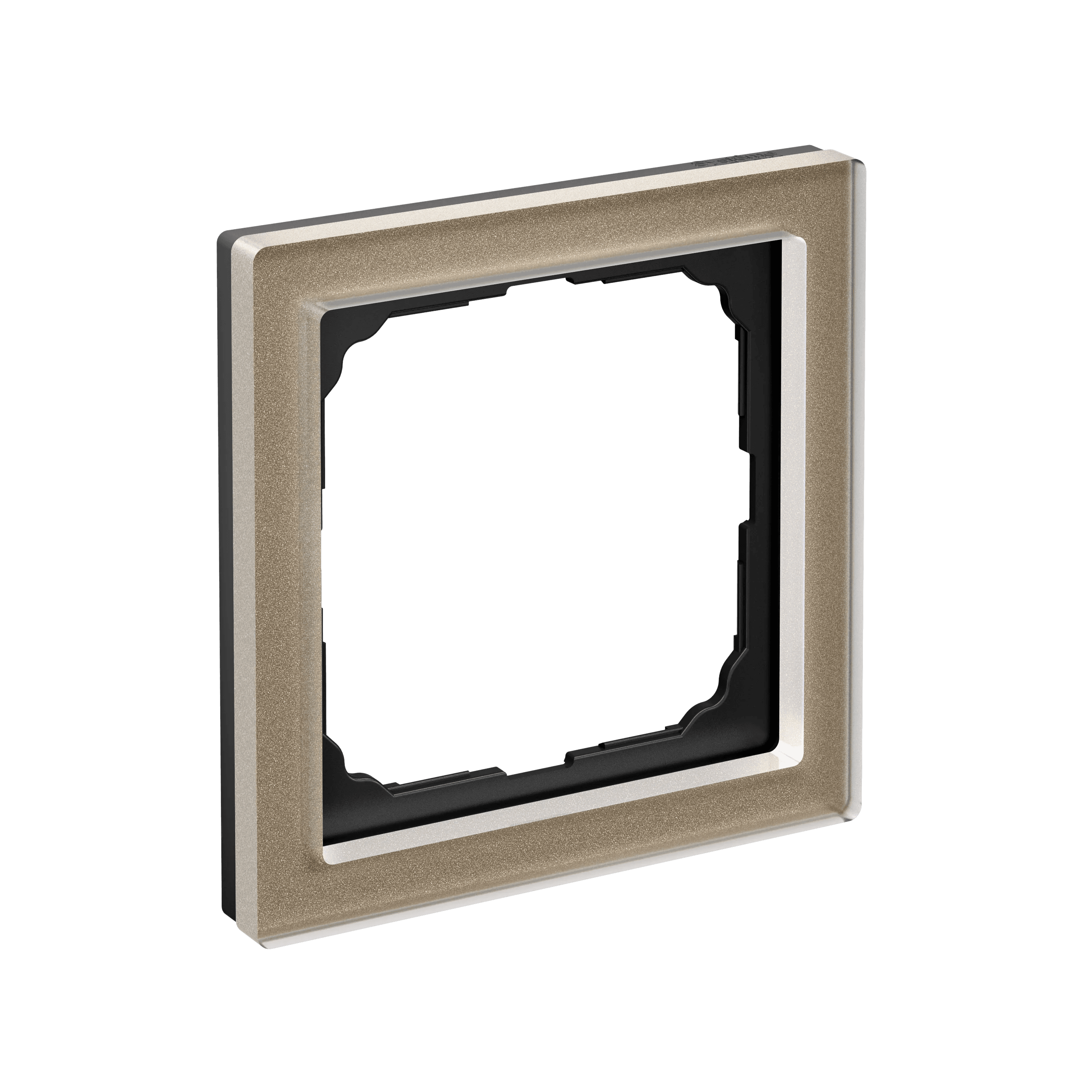 Systeme Electric ArtGallery Pure Органическое стекло Шампань Рамка 1-ая — миниатюра 2