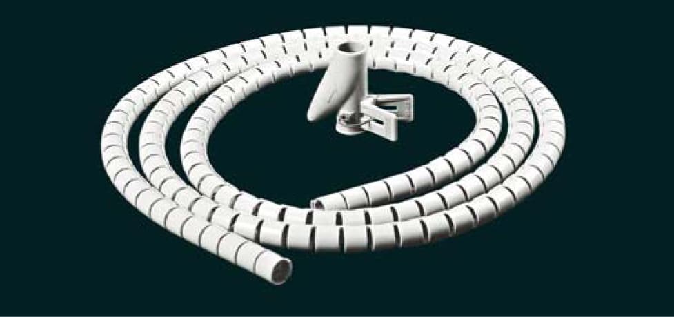Hyperline SHW-20 Пластиковый спиральный рукав для кабеля д.20 мм (2 м) и инструмент ST-20 18176