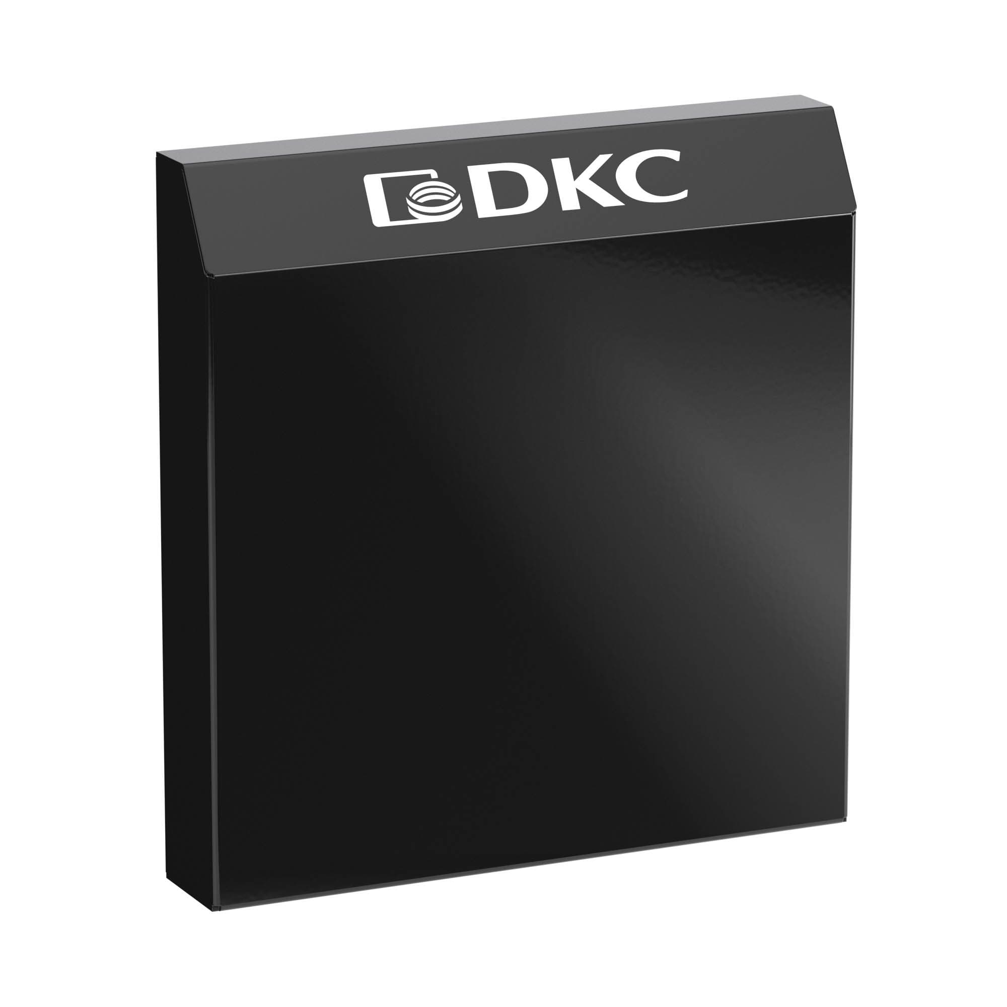 DKC Защитная панель IP56, листовая сталь RAL9005, для вентиляторов и решеток 112x112 мм — миниатюра 1