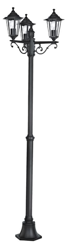 Eglo 22145 Фонарь уличный LATERNA 4, 3х60W (E27), H1920, алюминий, черный/стекло