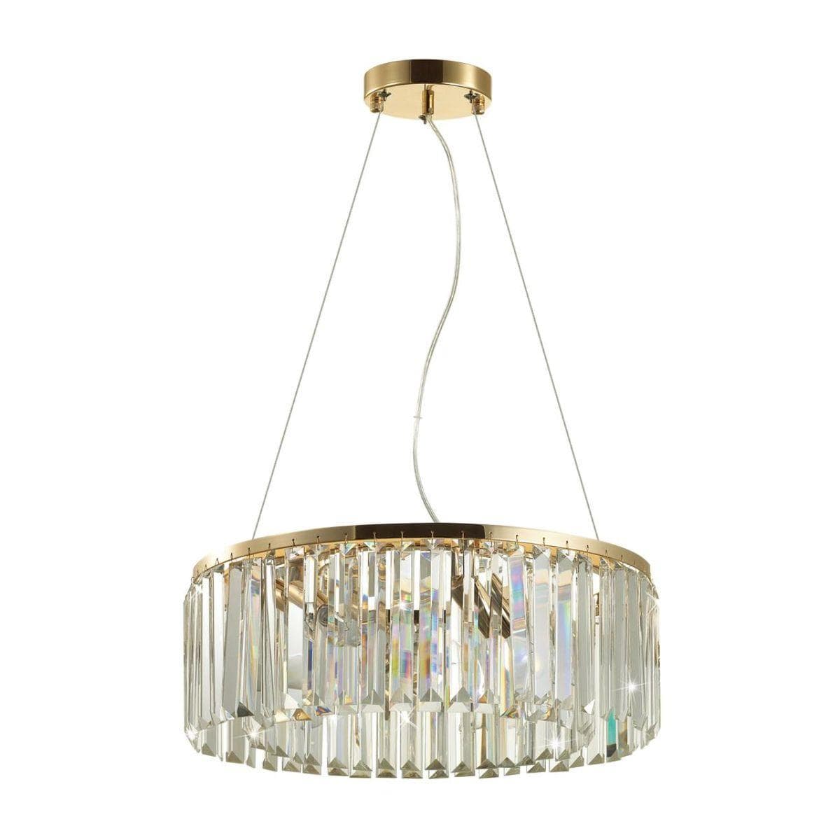 Odeon Light 4987/6 CLASSIC ODL22 449 золотой/хрусталь Люстра E14 6*40W VASSA — миниатюра 1