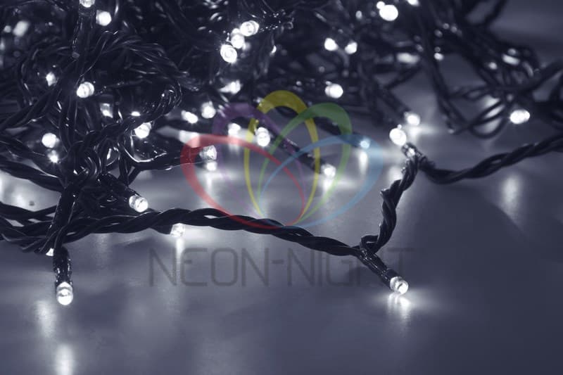 NEON-NIGHT Гирлянда "LED ClipLight" 24V, 5 нитей по 20 метров, цвет диодов Белый 323-505 — миниатюра 2
