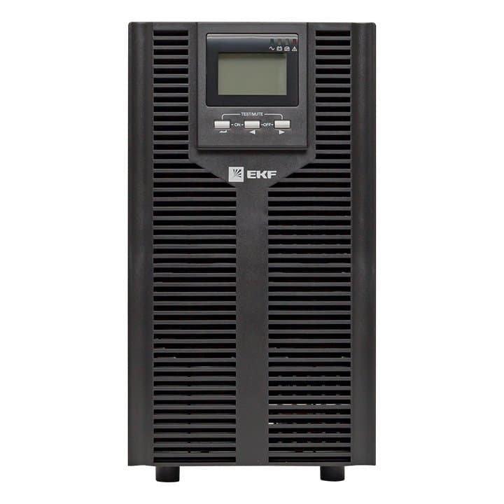 EKF Источник Бесперебойного Питания двойного преобразования E-Power SW900G4 6000 ВА напольный,1фазный ,230В, без АКБ — миниатюра 3