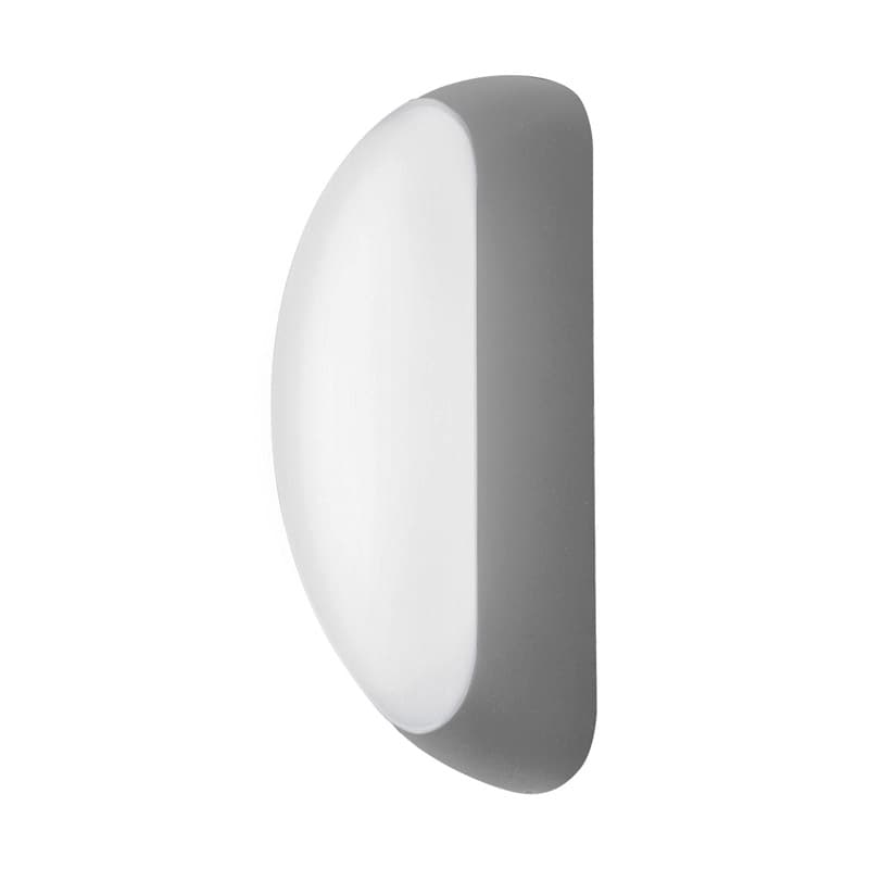 Eglo Светильник LED уличный настенный BERSON, 5W(LED), IP44, L45, H200, A100, алюминий, серебряный/пластик, белый 95091