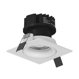 Technolight Фрейм Твист 85 220В 9Вт лм 3000К 93+ 18° TRIAC RAL 9016 60642-3K-02-WH