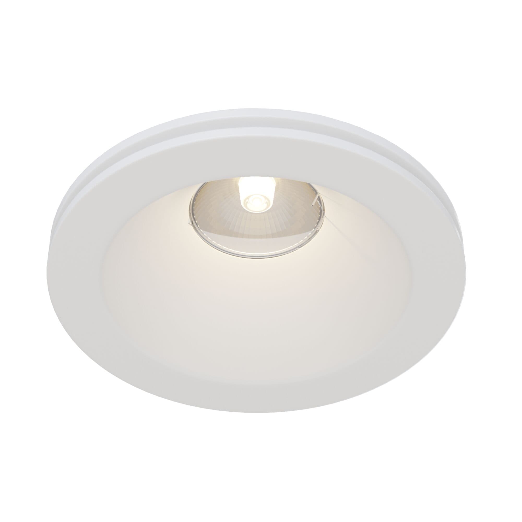 Maytoni DownLight Gyps Белый Встроенный светильник 1xGU10 35W DL002-1-01-W — миниатюра 3