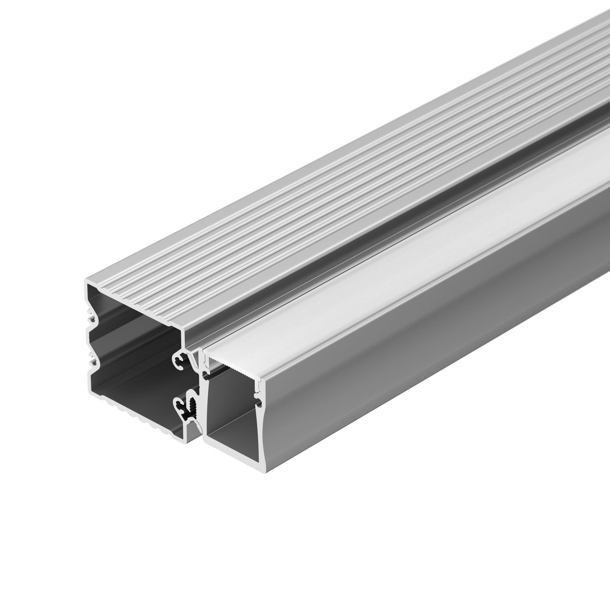Arlight Профиль с экраном ALU-BASE-WH28-2000 ANOD+FROST (Металл) 015460 — миниатюра 1