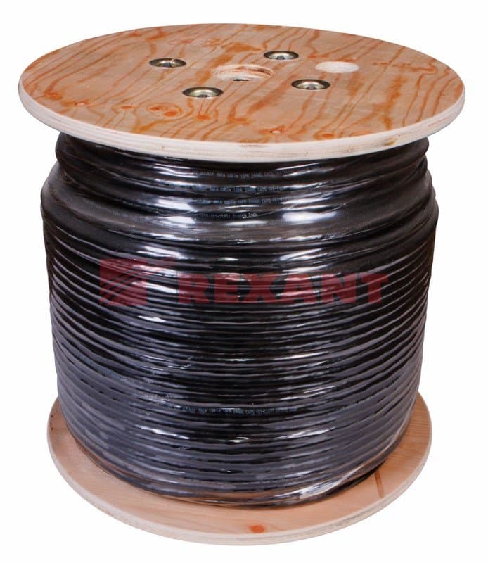 Кабель UTP 16PR 24AWG CAT5 305м OUTDOOR Rexant 01-1123 — миниатюра 2