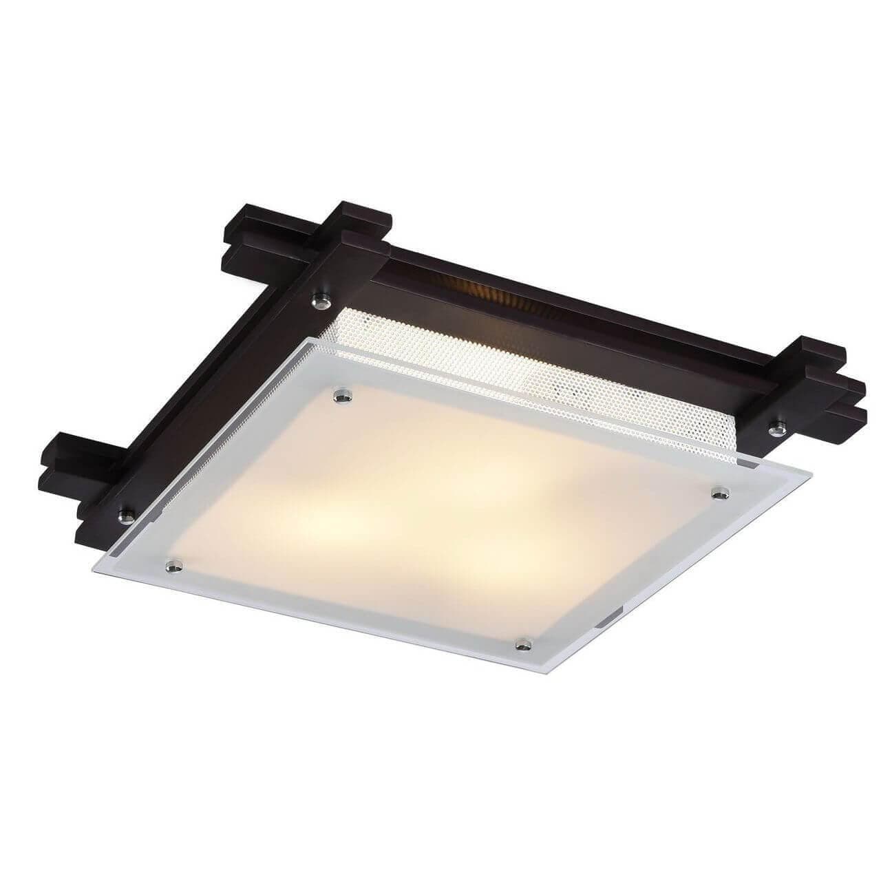 Arte Lamp Archimede Коричневый/Белый Светильник потолочный 3x60W 3xE27 A6462PL-3CK — миниатюра 2