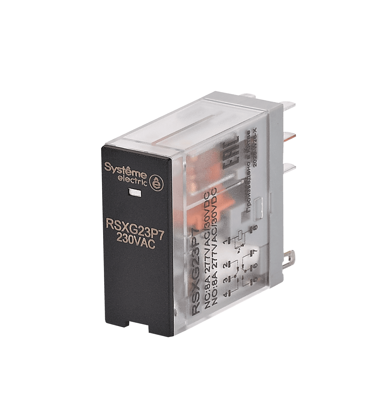 Systeme Electric Реле 8A 2CO 230VAC LED