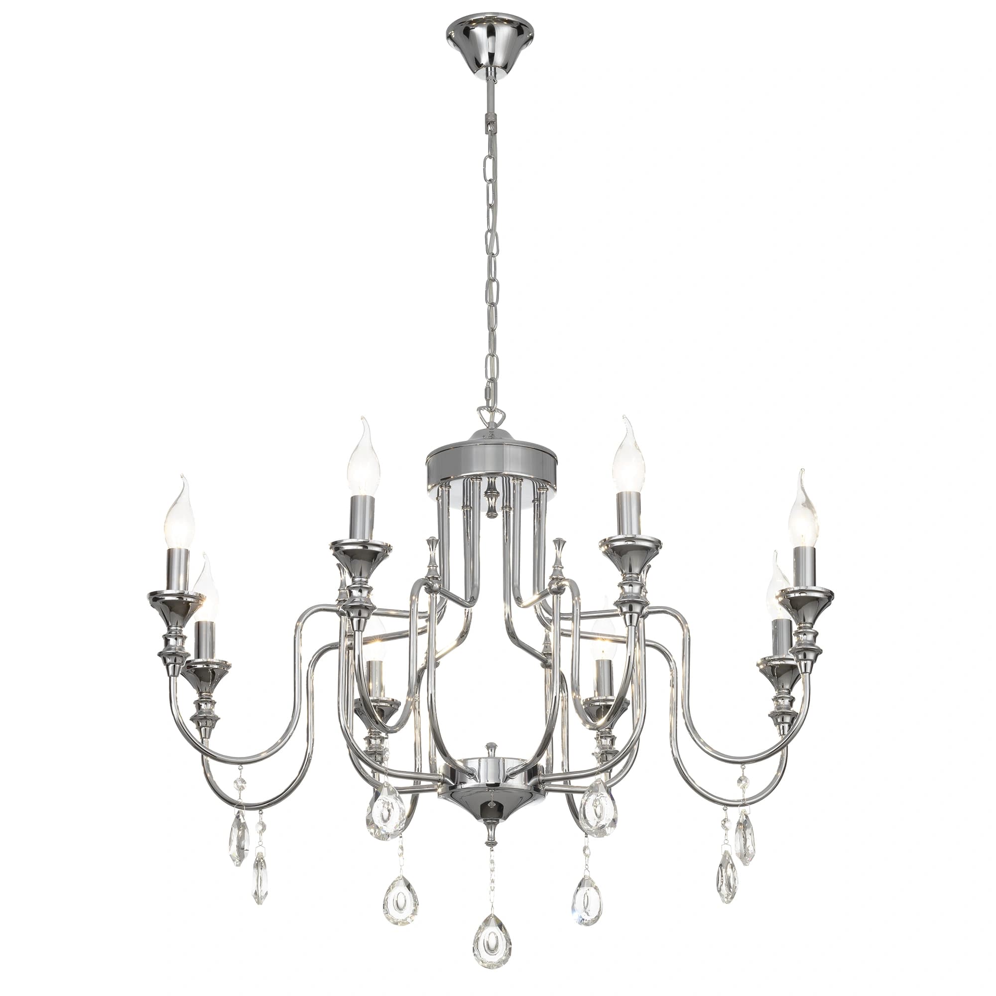Citilux CL437181 Рига Хром Светильник Люстра — миниатюра 2