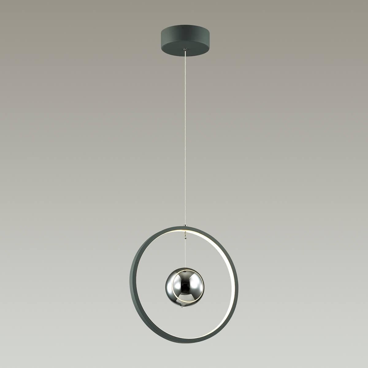 Odeon Light 4031/21LA ODL19 77 серый/хром Подвес LED 21W LOND — миниатюра 2