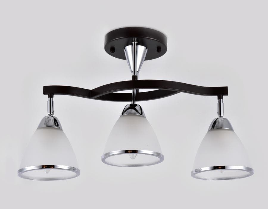 Ambrella Подвесная люстра TR3112/3 DCF/CH темный кофе/хром E27 max 40W 550*150*320 — миниатюра 4