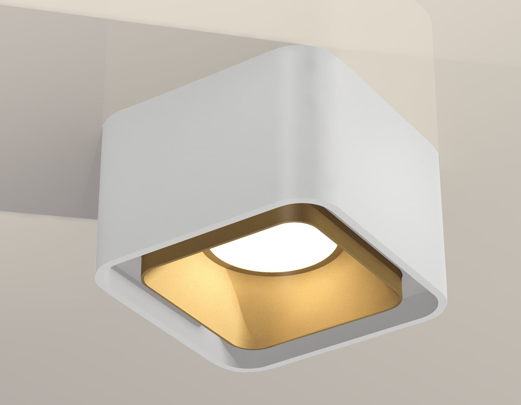 Ambrella Комплект накладного светильника XS7832004 SWH/SGD белый песок/золото песок MR16 GU5.3 (C7832, N7704) — миниатюра 3