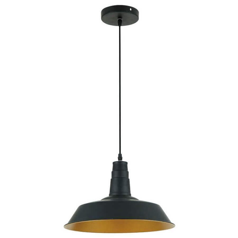 Odeon Light 3378/1 ODL17 107 черный, золотой Подвес E27 60W 220V KASL — миниатюра 1