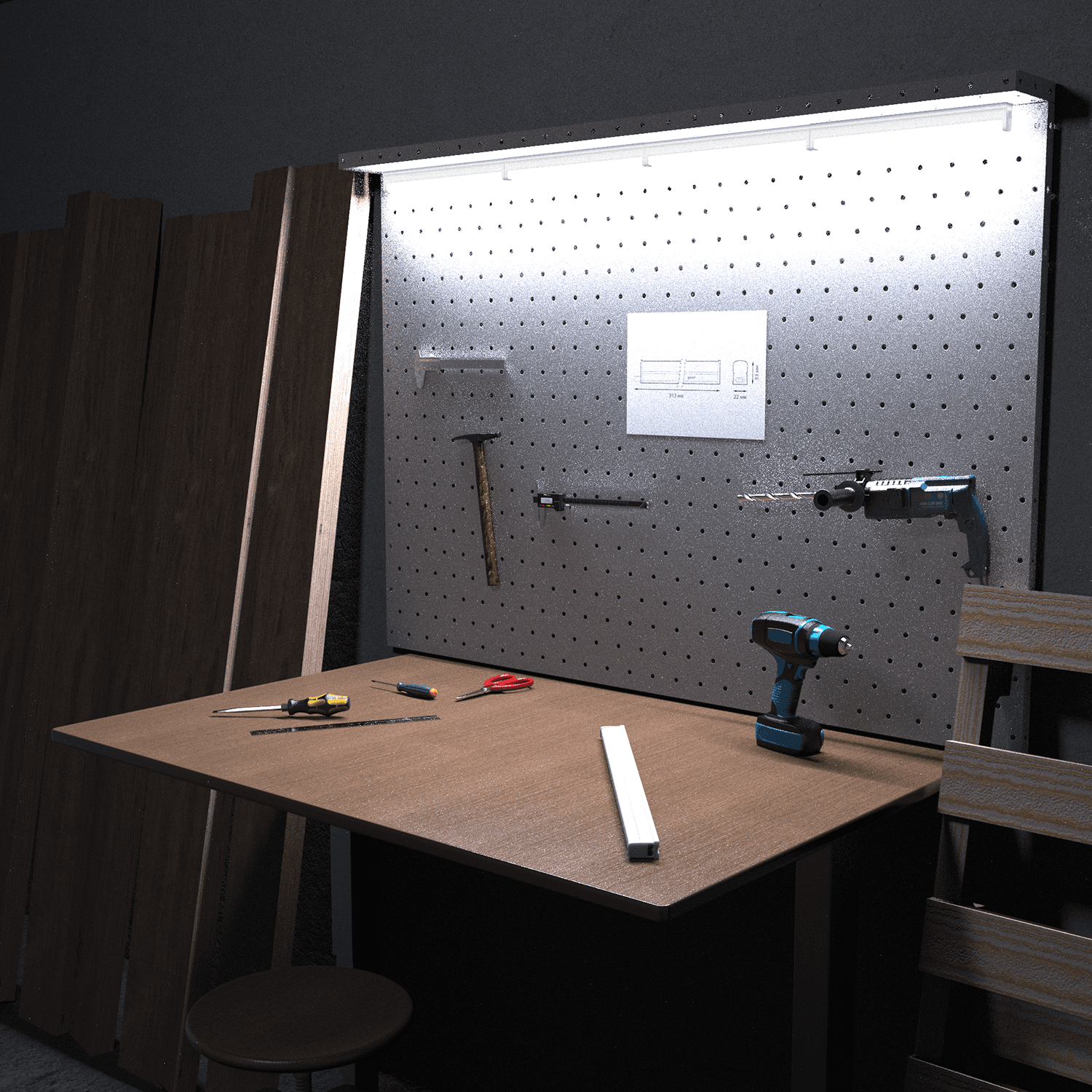 Gauss Светильник TL Elementary линейный 4W 300lm 4000K IP20 313х22х33 LED 5 130411204 — миниатюра 7