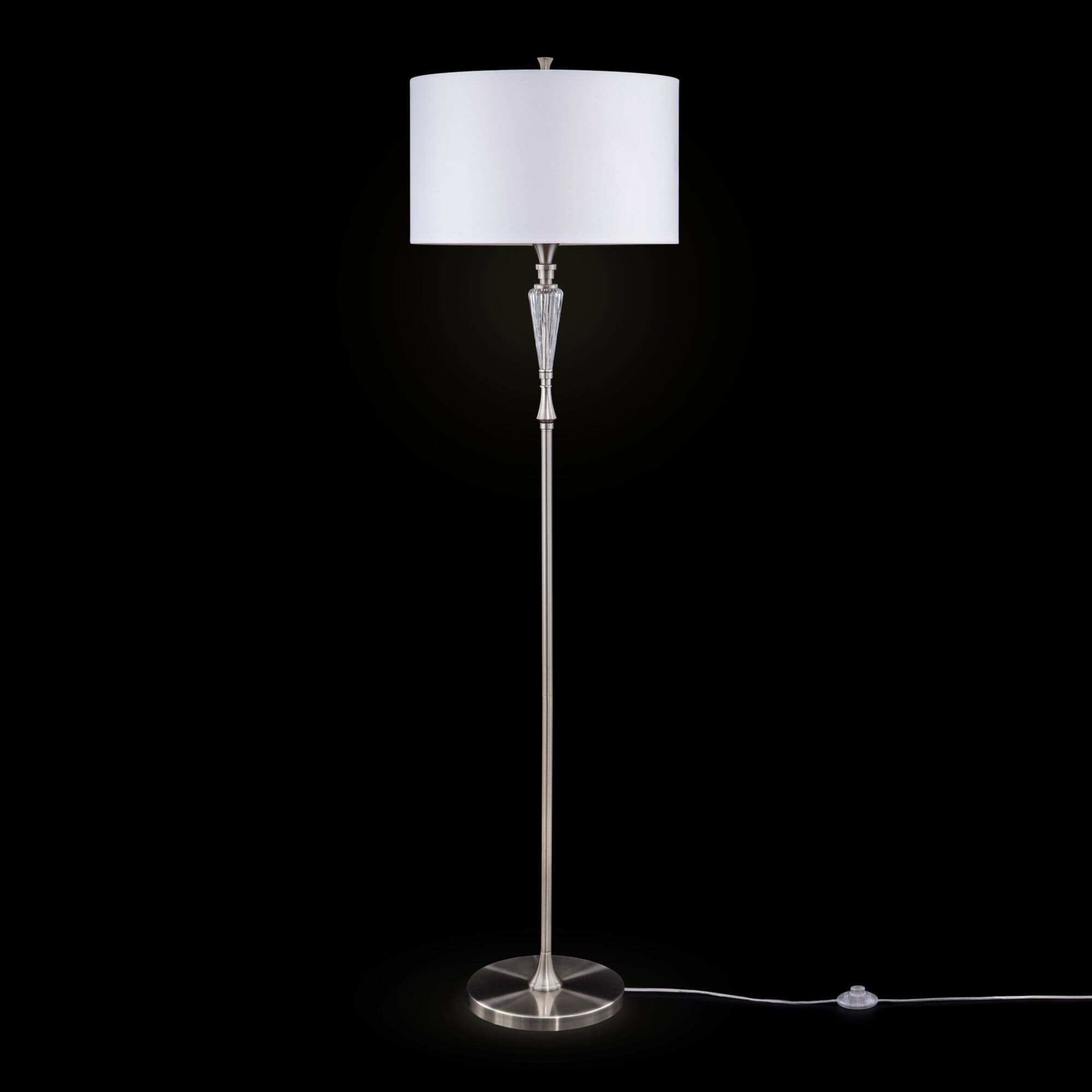 Maytoni Neoclassic Alicante Никель Торшер E27 40W MOD014FL-01N — миниатюра 4