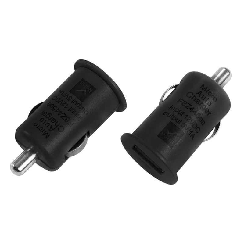 Автозарядка в прикуриватель USB (АЗУ) (5V, 1 000mA) черная Rexant 18-1920