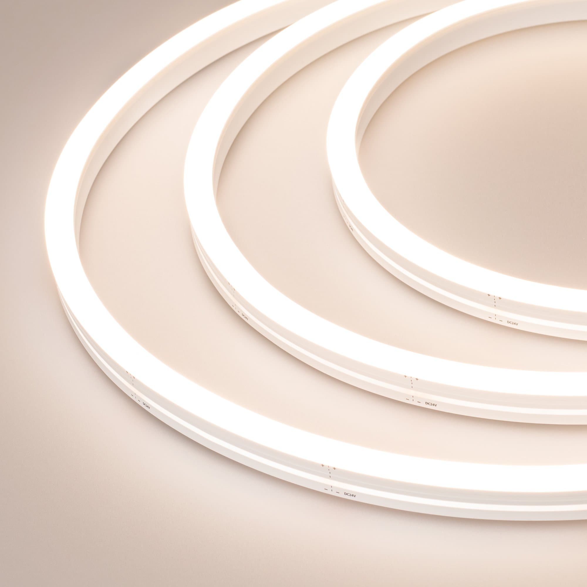 Arlight Гибкий неон ARL-MOONLIGHT-1712-SIDE 24V White-MIX (12 Вт/м, IP67) 029801 — миниатюра 1