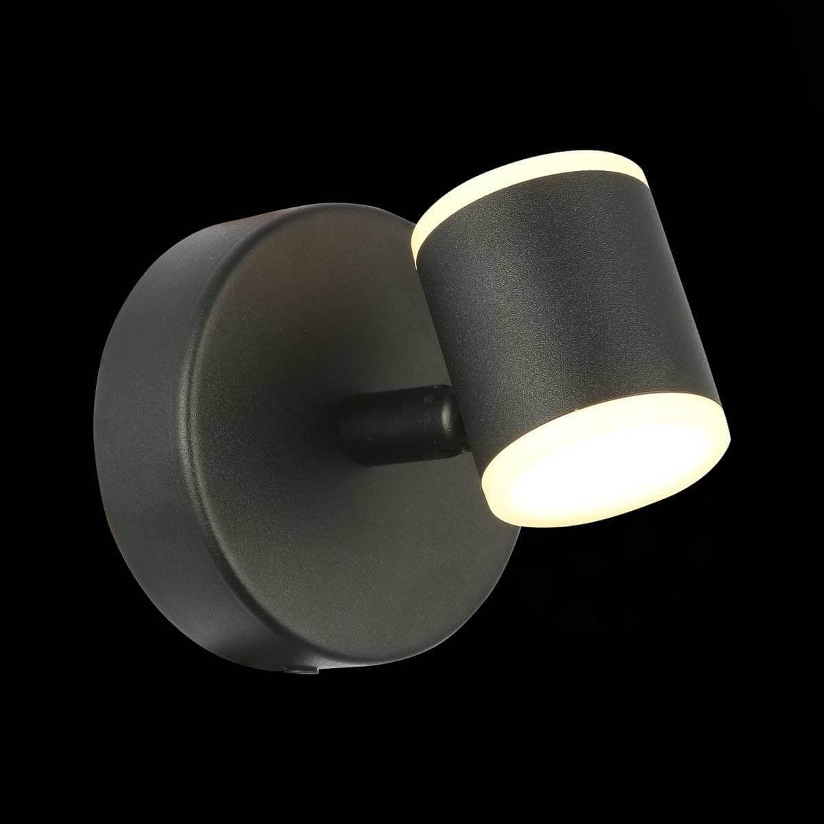 ST Luce SL1597.401.01 Светильник настенный Черный/Белый LED 1*6W — миниатюра 4