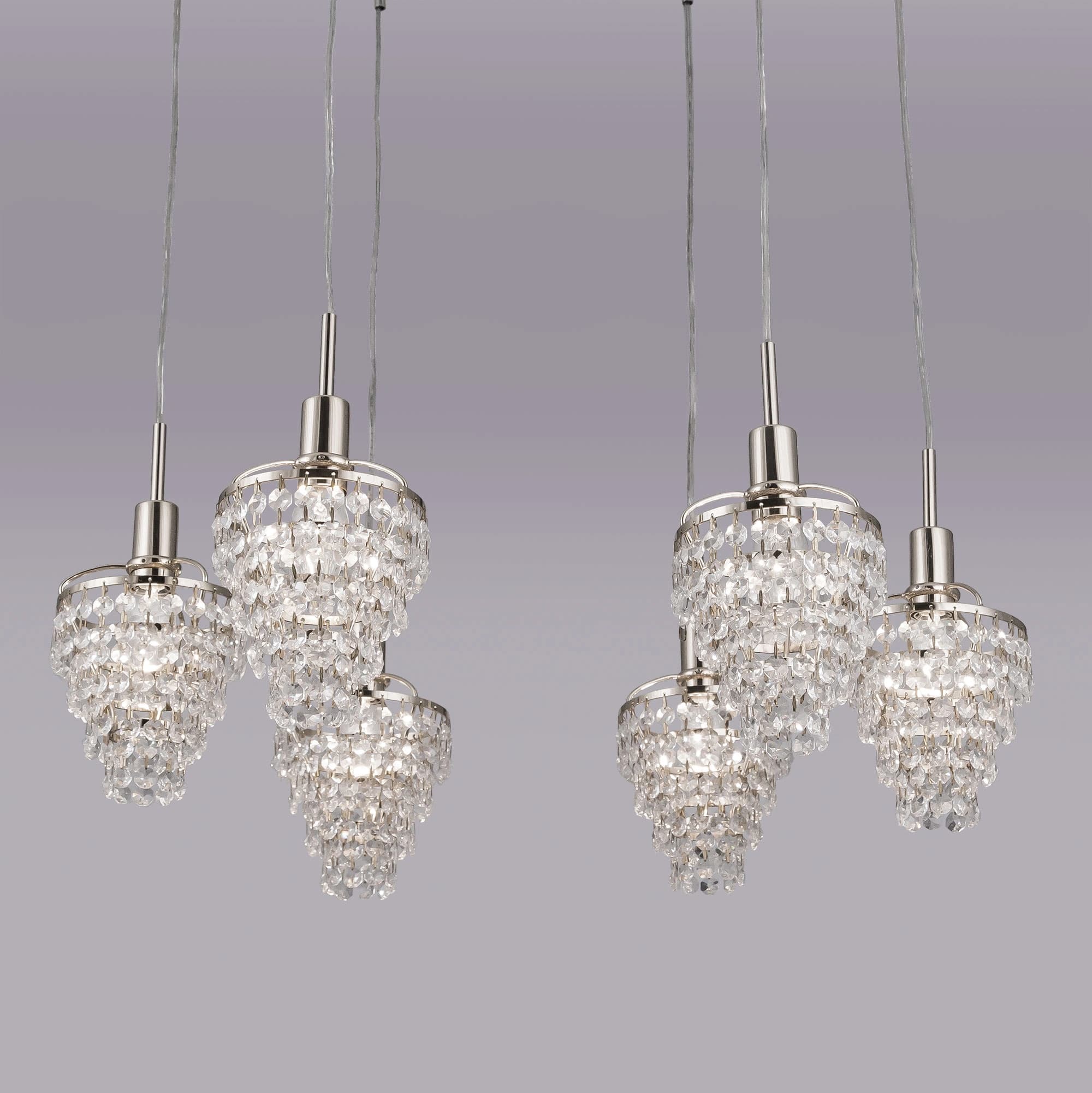 Citilux CL322161 Контур Хром+Прозр Светильник Люстра — миниатюра 2