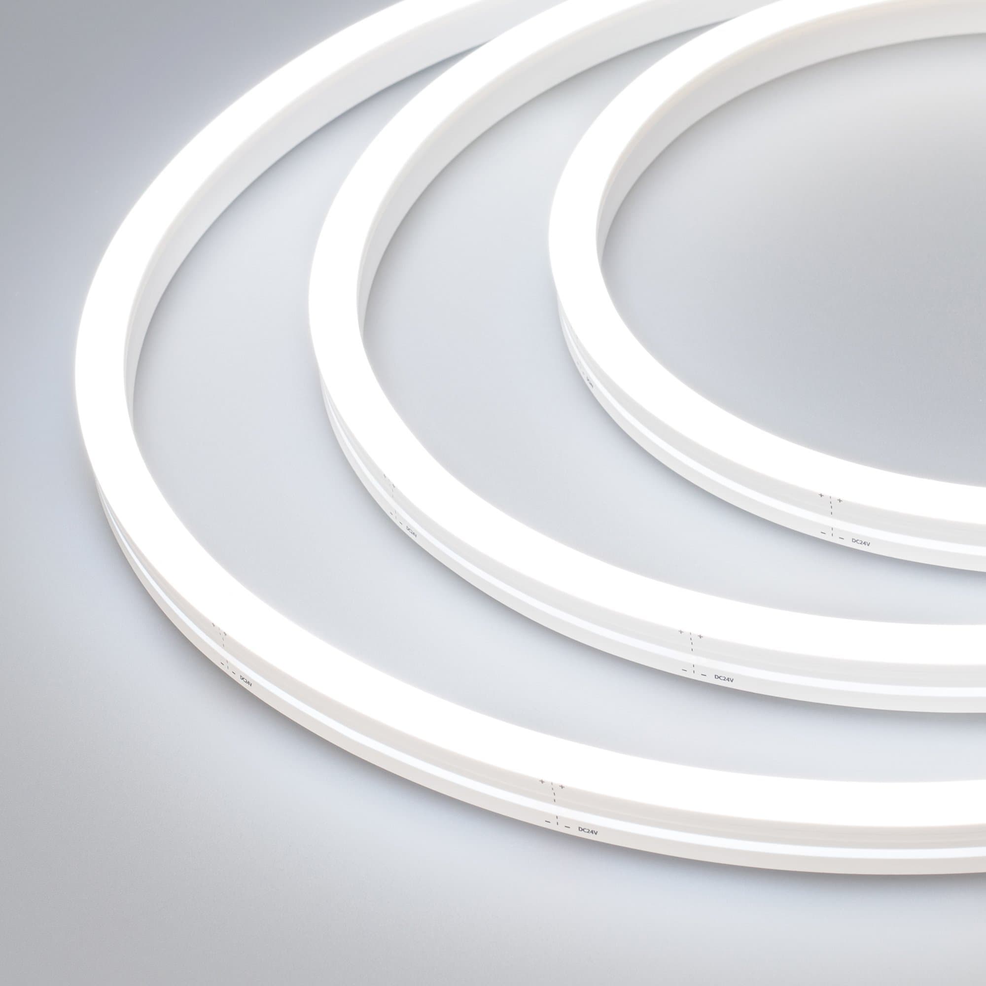 Arlight Гибкий неон ARL-MOONLIGHT-1712-SIDE 24V White-MIX (12 Вт/м, IP67) 029801 — миниатюра 5