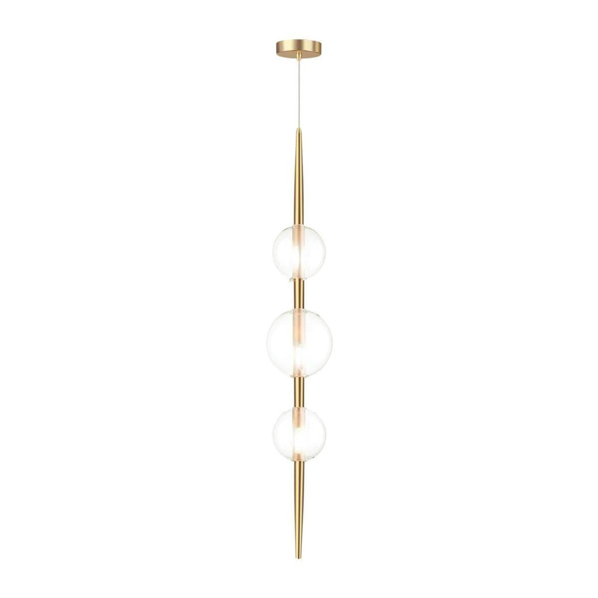 Odeon Light 4981/3 PENDANT ODL22 302 бронзовый/прозрачный/стекло Подвес G9 3*5W LAZIA