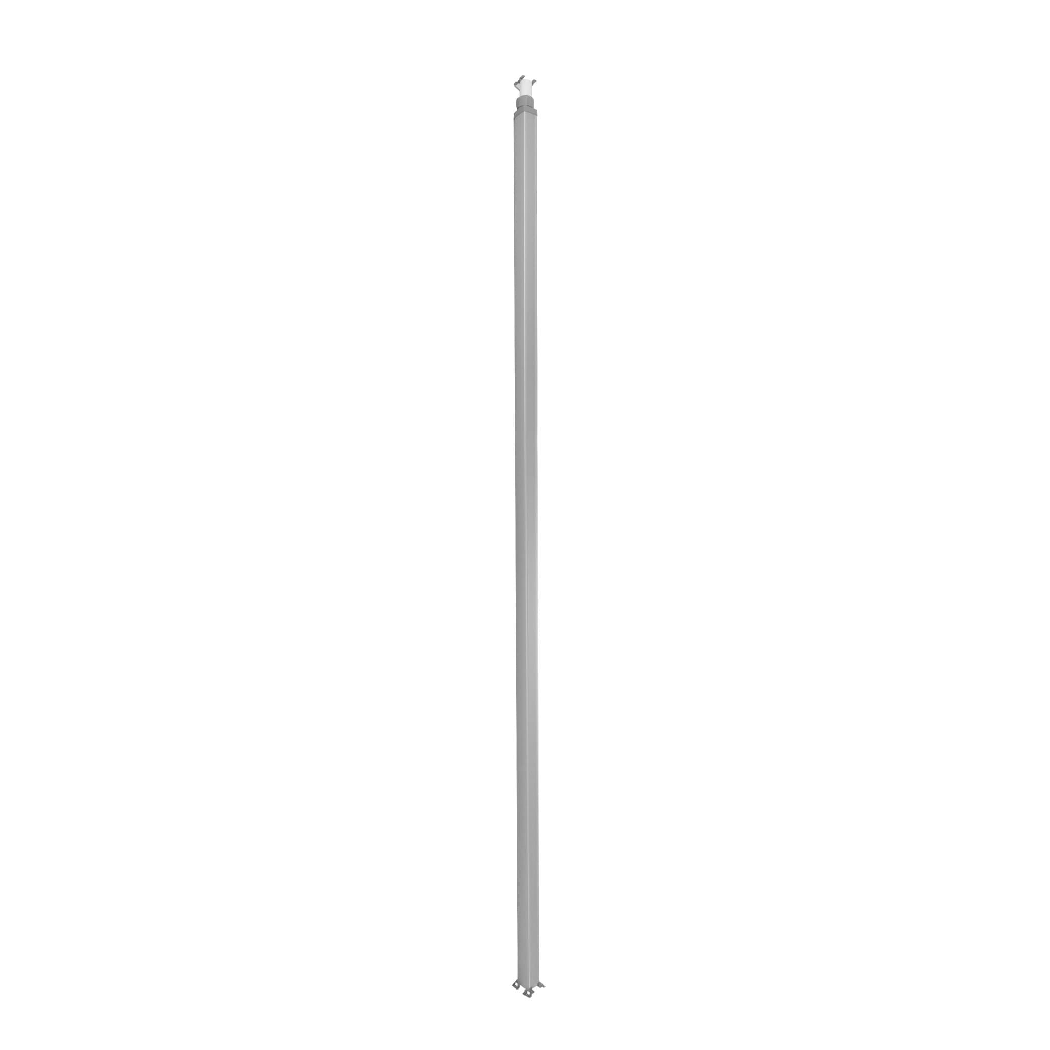Legrand Snap-On колонна алюминиевая с крышкой из алюминия 1 секция 4,02 метра, с возможностью увеличения высоты колонны до 5,3 метра,  цвет алюминий 653014 — миниатюра 1