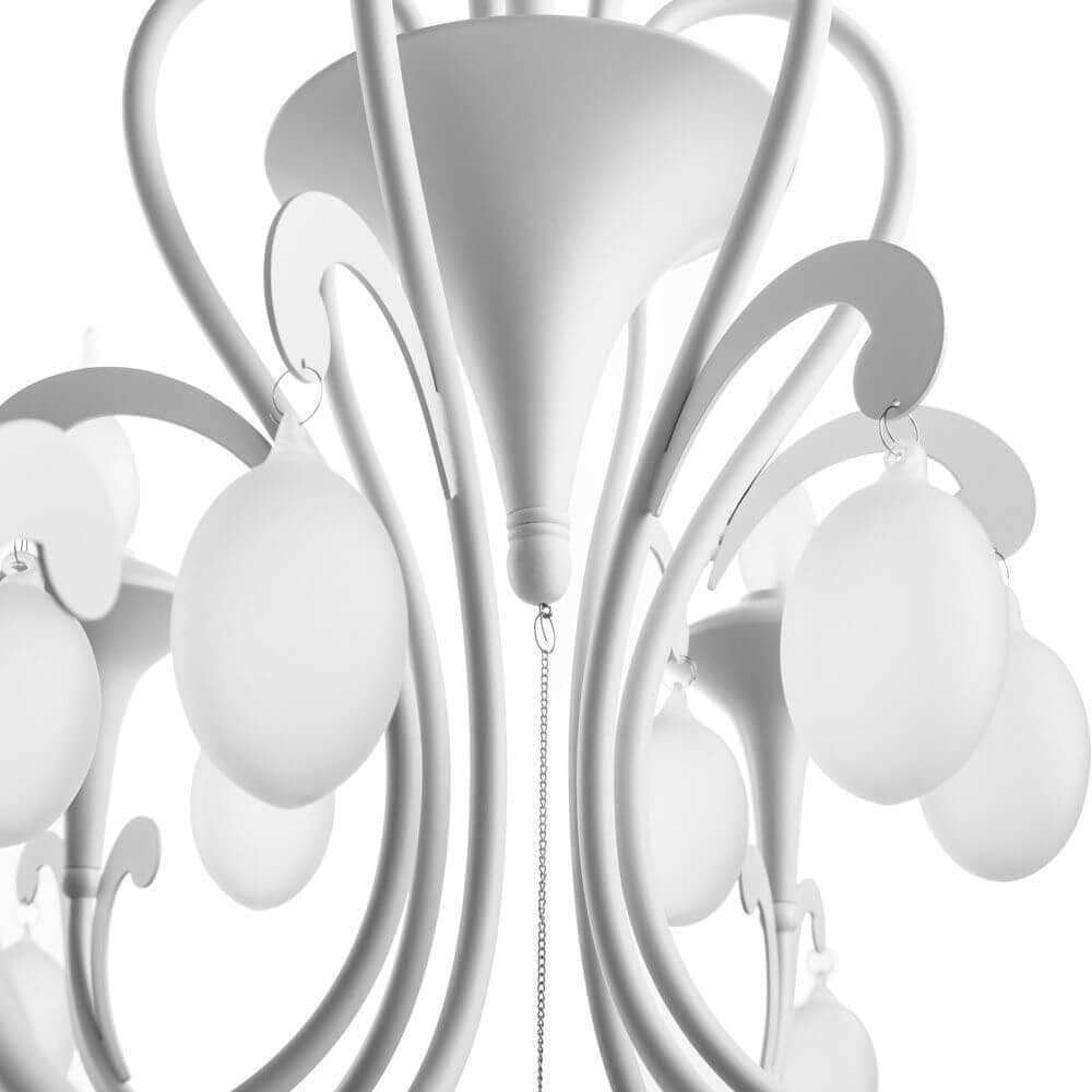 Arte Lamp Montmartre Белая Люстра 40W E14 A3239LM-6WH — миниатюра 6