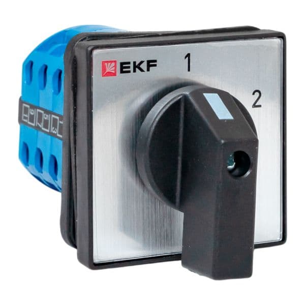 EKF Переключатель кулачковый ПК-1-53 10А 3P «1-2» IP65 — миниатюра 1