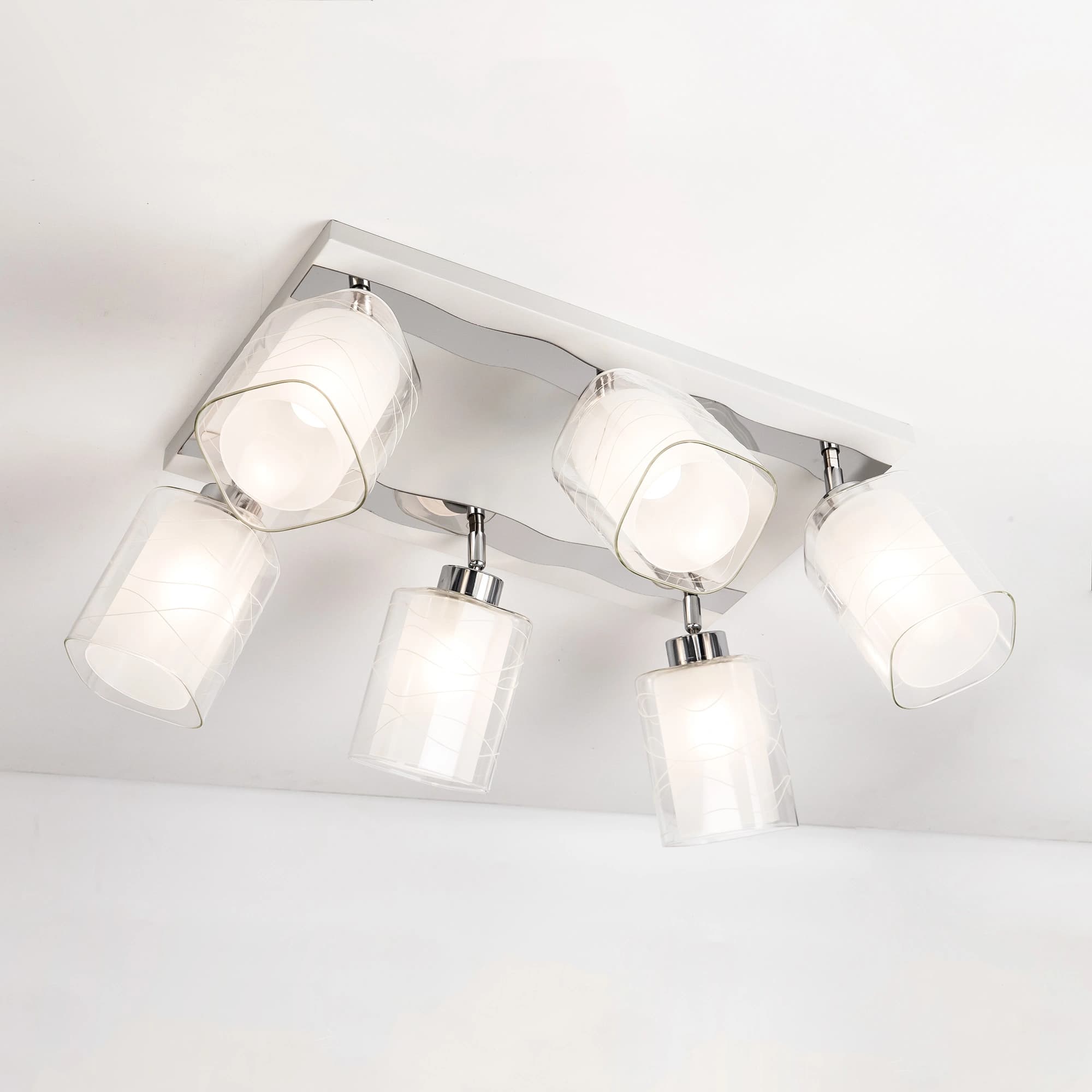 Citilux CL160161 Прима Белый+Хром Светильник Люстра — миниатюра 2