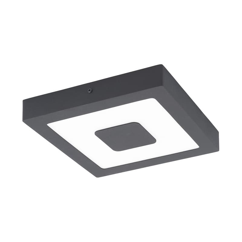 Eglo Светильник LED уличный настенный IPHIAS, 16,5W(LED), IP44, 225х225, литой алюминий, белый / пластик, белый 96489