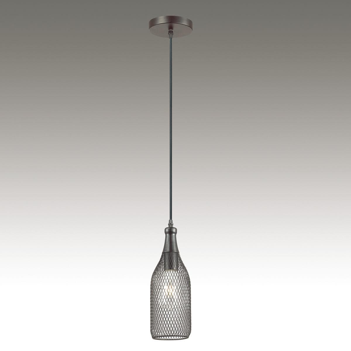 Odeon Light 3353/1 ODL17 111 черный Подвес E27 60W 220V BOTTLE — миниатюра 2