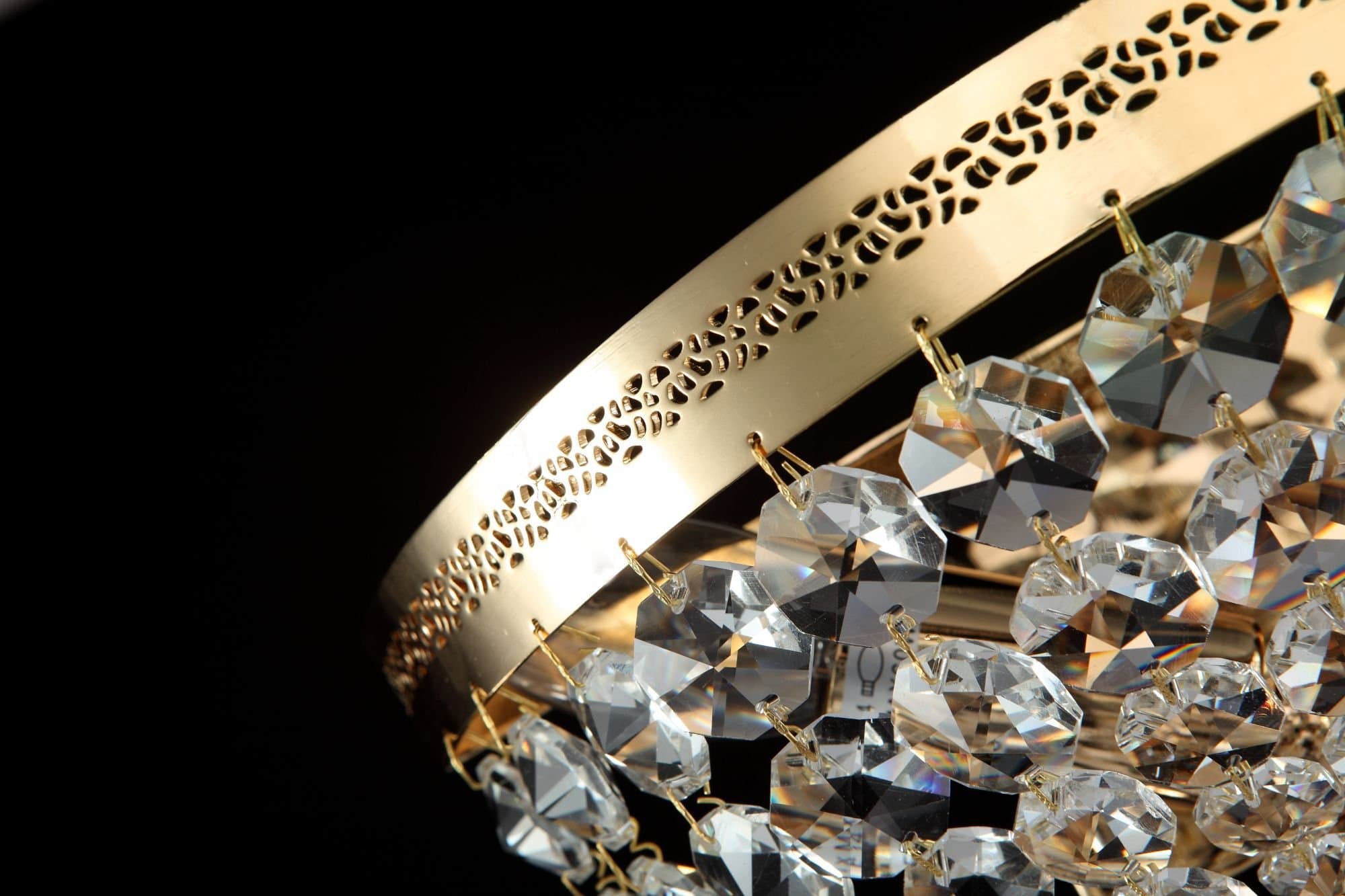 Maytoni Royal Classic Ottilia Золото Бра 2xE14 60W DIA700-WL-02-G — миниатюра 2