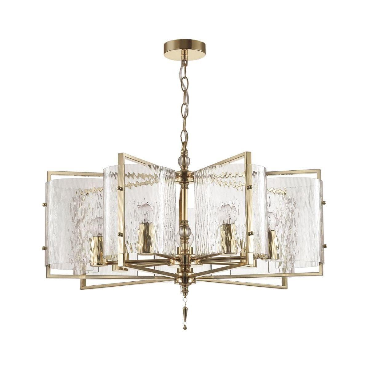 Odeon Light 4878/7 MODERN ODL_EX22 63 золотой/прозрачный/стекло Люстра E14 7*40W ELEGANTE — миниатюра 1