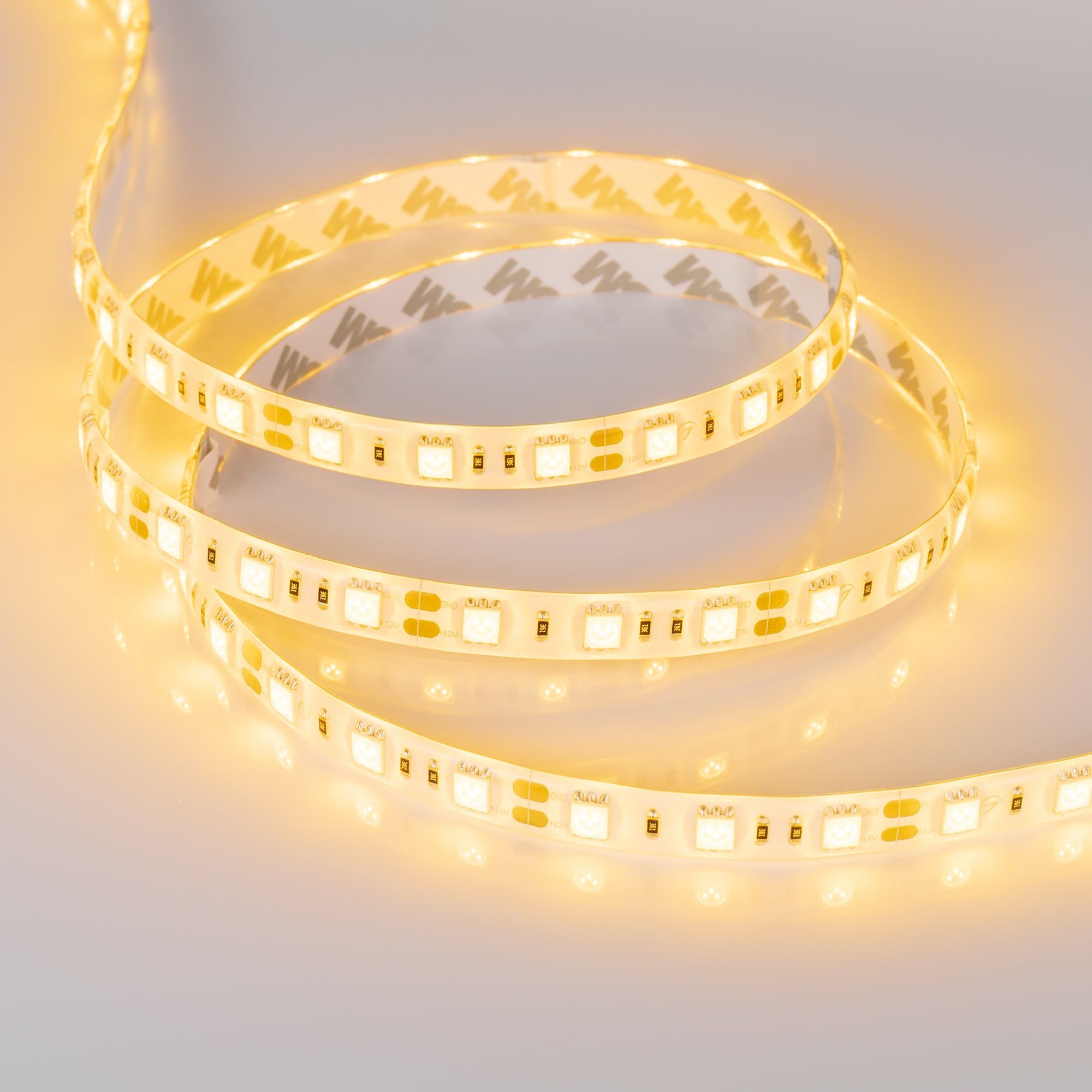 Arlight Светодиодная лента RTW 2-5000SE 12V Yellow 2x (5060, 300 LED, LUX) (14.4 Вт/м, IP65) 015444 — миниатюра 3