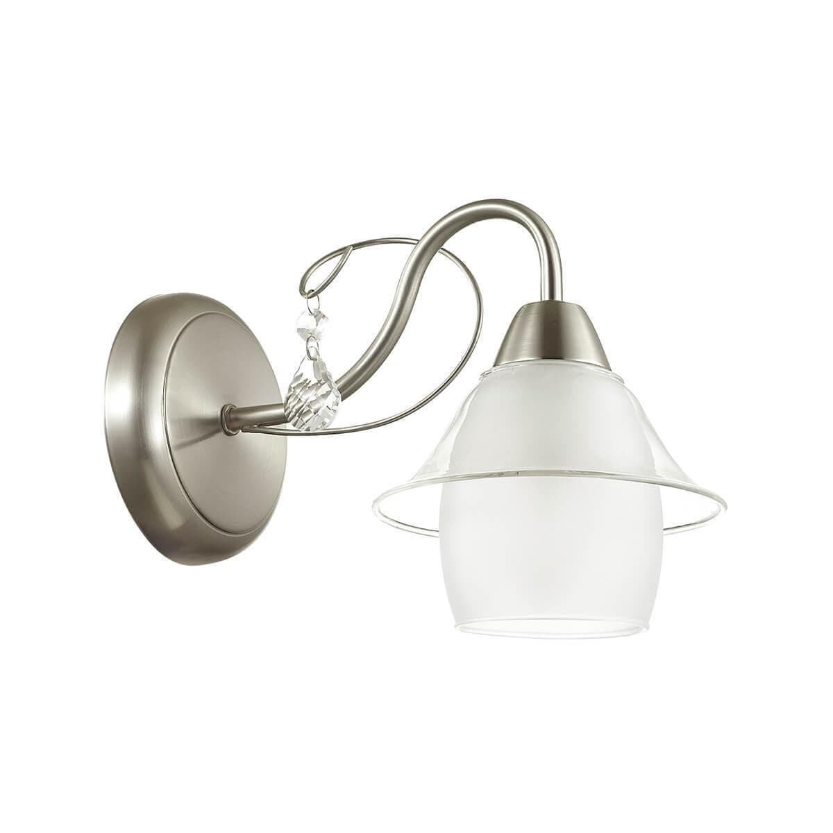 Lumion 3685/1W COMFI LN18 097 матовый никель/стекло Бра E14 40W 220V BRITTANY — миниатюра 2