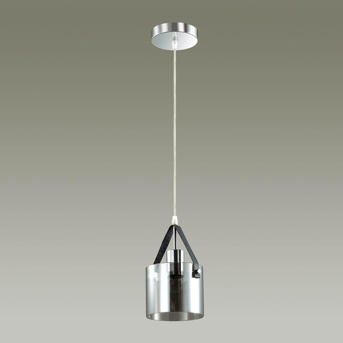 Lumion 3716/1 LN18 132 хром/дымчатый Подвес E27 60W 220V VALARIE — миниатюра 3