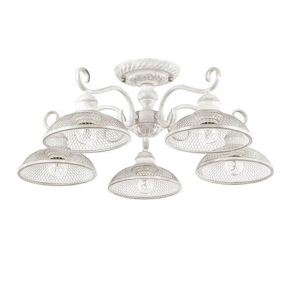 Lumion 3473/5C LN17 216 белый/зол.патина/металл Люстра потолочная E27 5*40W 220V ZEROME — миниатюра 2