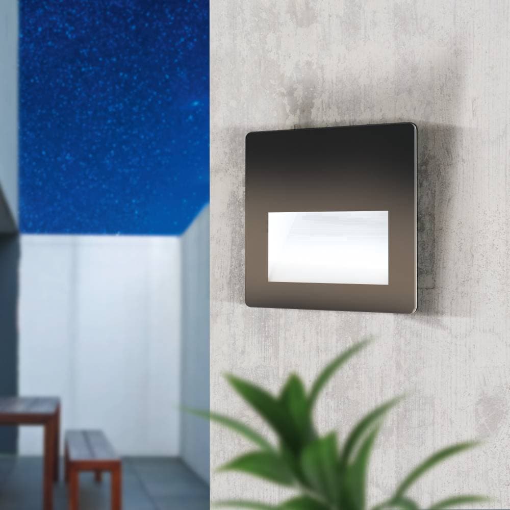 Eglo 99574 Уличный светод. встраив. св-к ARACENA, 3,7W(LED), 140х140, ET95, IP65, алюм., пластик, черный, — миниатюра 2