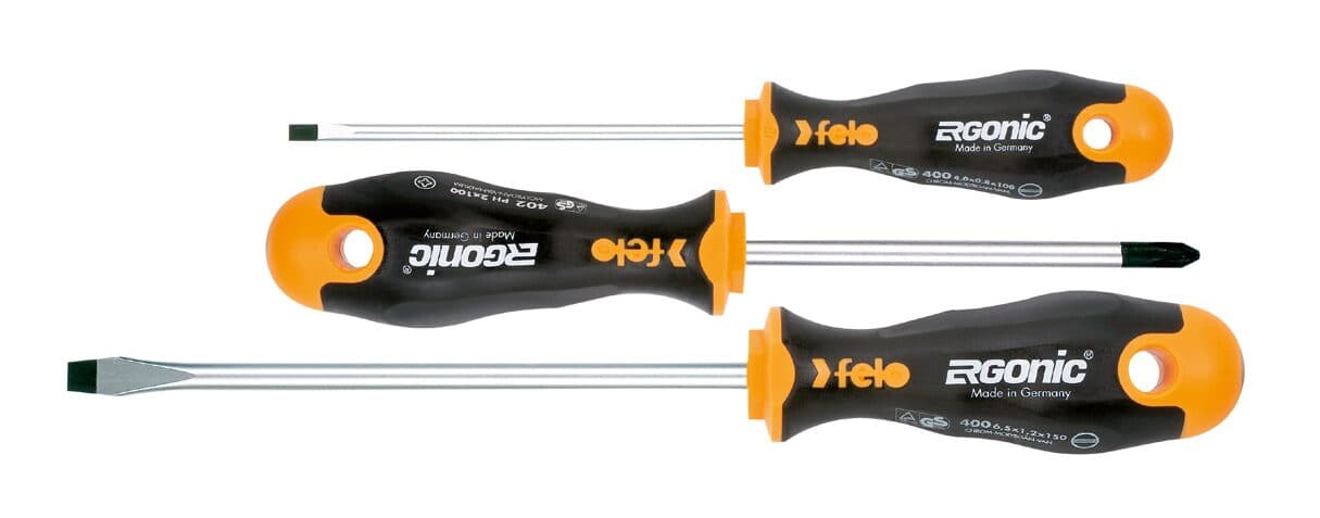 Felo Набор отверток Ergonic 3 шт в упаковке 40093118 — миниатюра 2