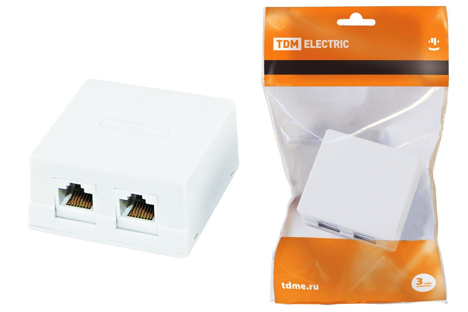 TDM Компьютерная розетка 2xRJ-45 SQ1809-0004
